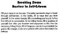 Breaking Down Barriers To Self Esteem